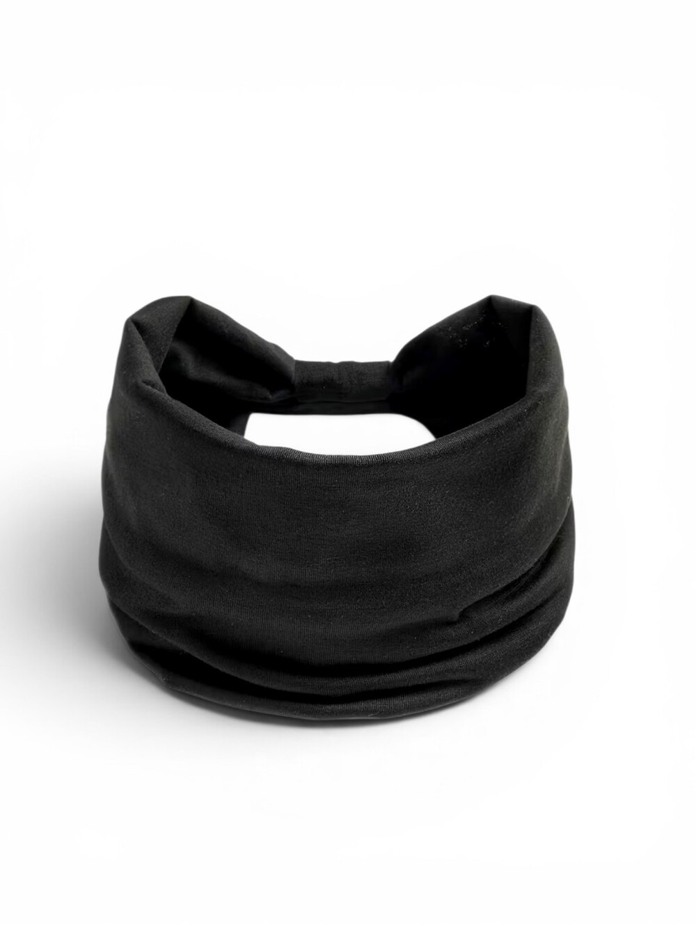Black Boho Headband Women Hairband Sporty Wide Yoga Band